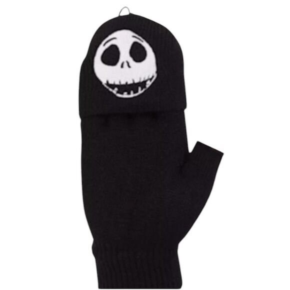 NEW Nightmare Before Christmas Fingerless Gloves Jack Skellington Disney Movie - Picture 3 of 5